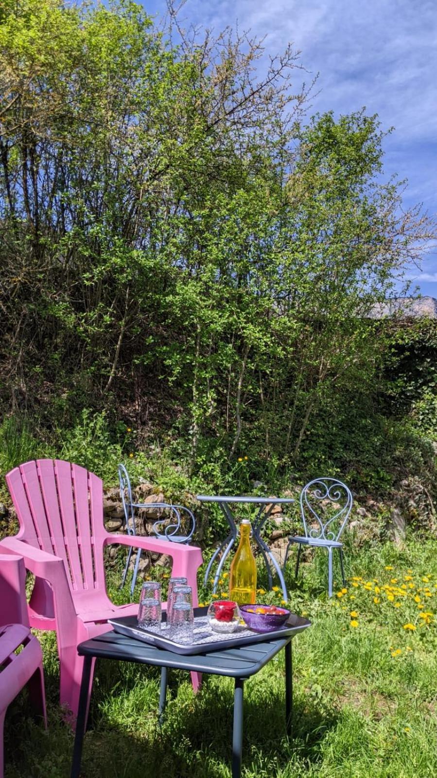 Gite Fabuleux, Jardin, Terrasse, Parking Saint-Vincent-de-Mercuze Buitenkant foto